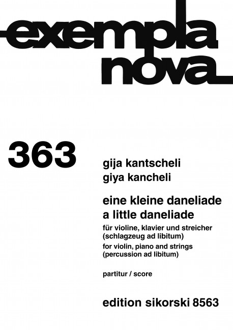 Eine kleine Daneliade für Violine, Klavier