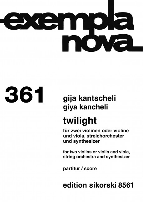 Twilight für 2 Violinen (Violine und Viola),