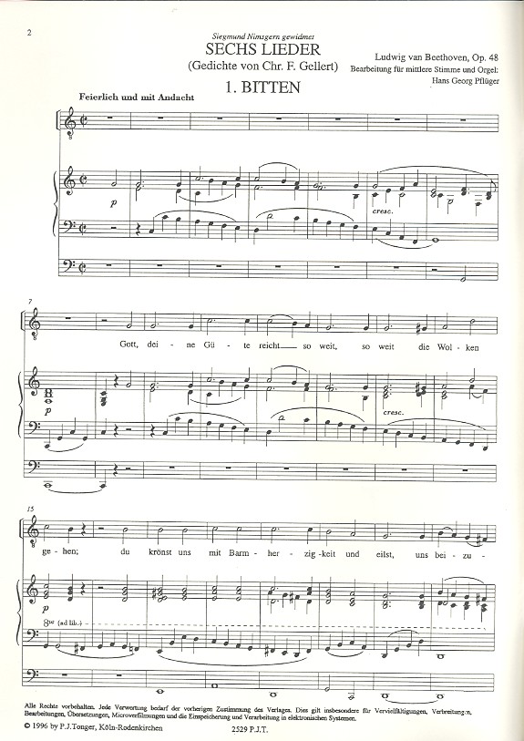 6 Lieder op.48 