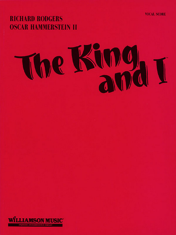 The King and I vocal score (en)