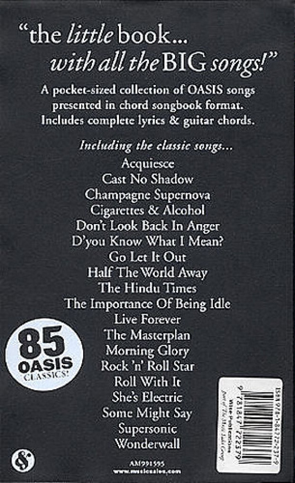 The little black Songbook: Oasis