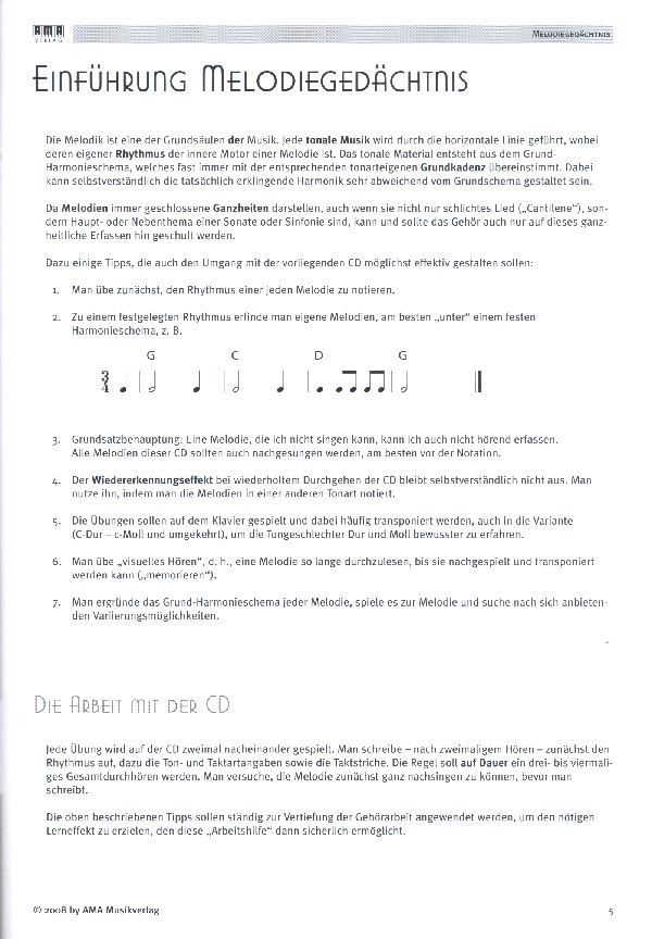 Die AMA-Schule der Gehörbildung Band 3