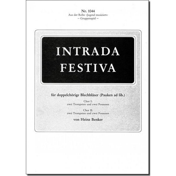 Intrada festiva für 4 Trompeten
