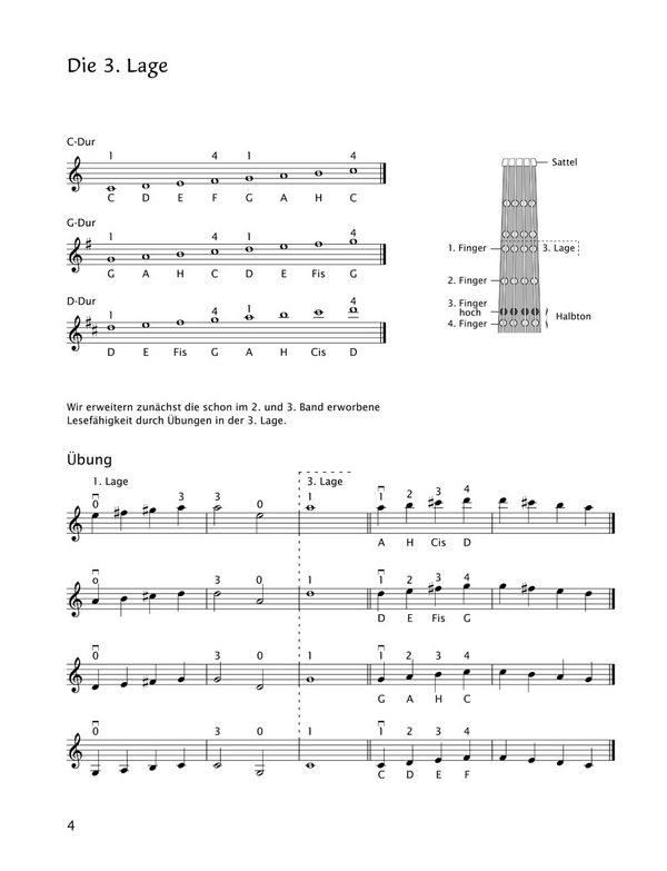 Früher Anfang auf der Geige Band 4 - Violinschule