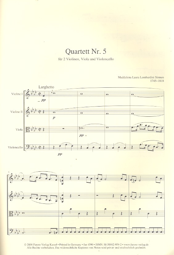 Quartett f-Moll Nr.5