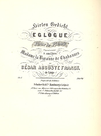 Eglogue op.3