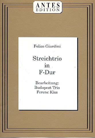 Trio F-Dur für Violine, Viola und Violoncello