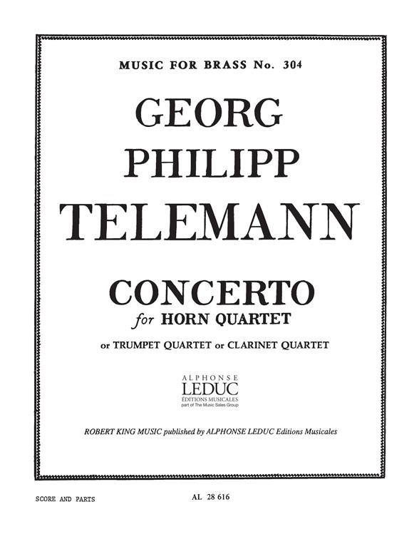 Concerto for 4 horns (or trumpets, clarinets)