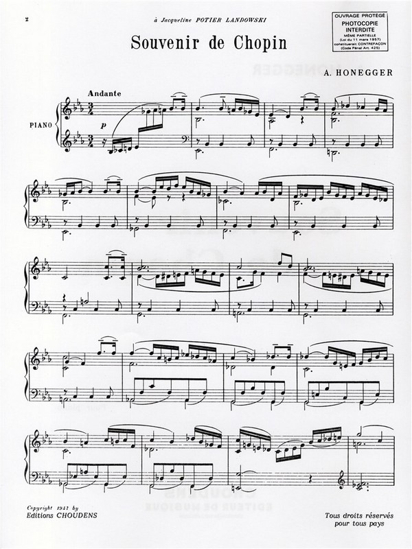 Souvenir de Chopin 