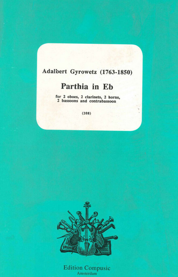 Parthia in Es für 2 Oboen, 2 Klarinetten,