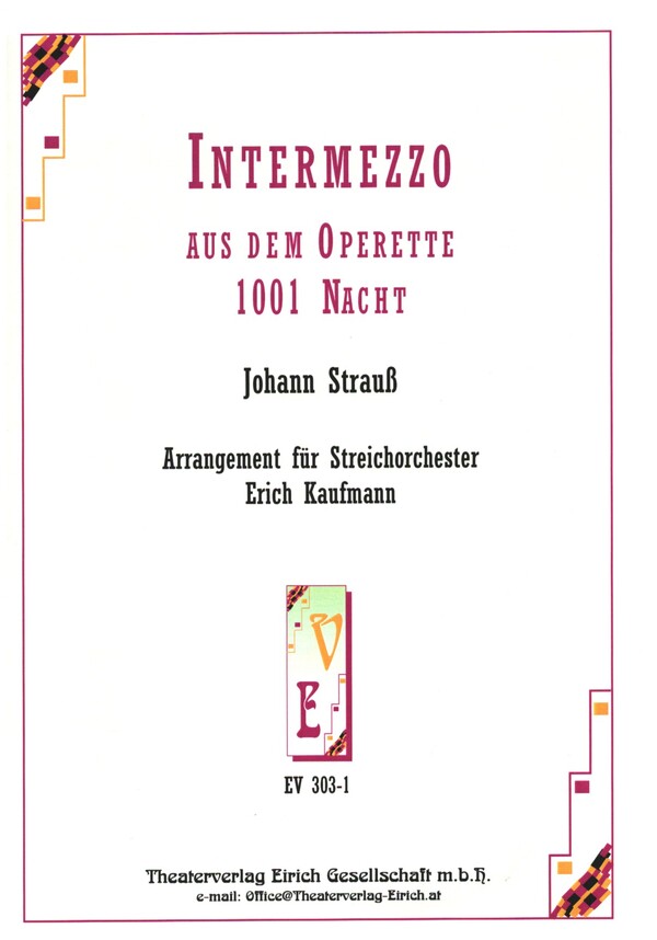 Intermezzo aus der Operette '1001 Nacht'