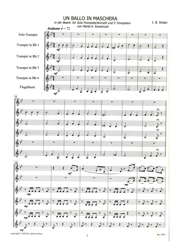 Un Ballo in Maschera von Giuseppe Verdi