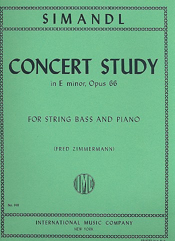 Konzert-Etüde e-Moll op.66