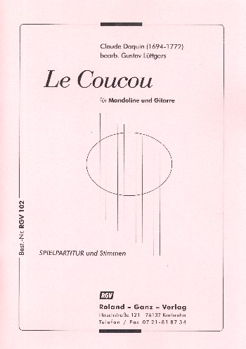 Le Coucou für Mandoline und Gitarre