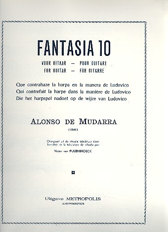 Fantasia Nr.10 für Harfe