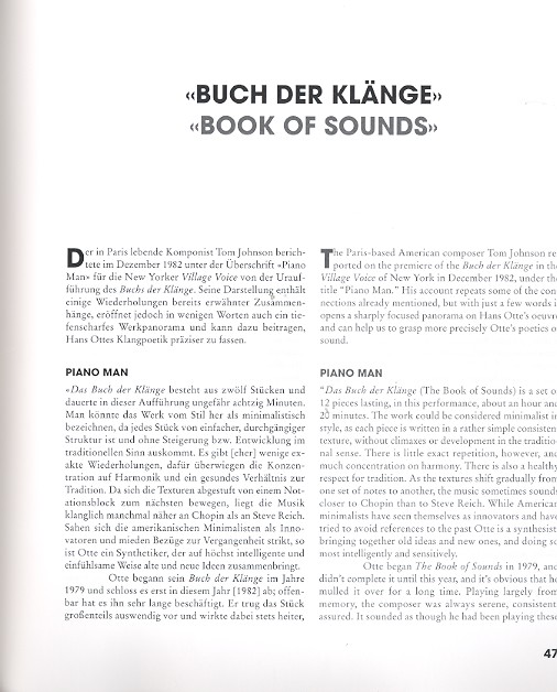 Hans Otte - Klang der Klänge / Sound of Sounds (+CD) and DVD
