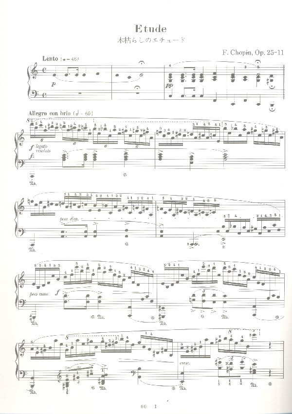 Etüde op.25,11