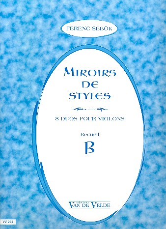 Miroirs de styles vol.B pour 2 violons