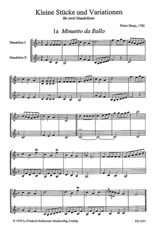 Kleine Stücke und Variationen