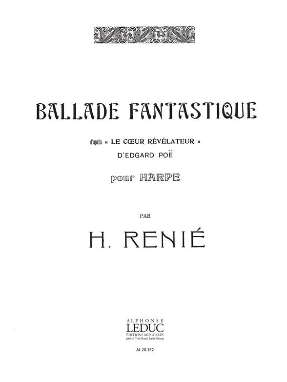 Ballade fantastique pour harpe