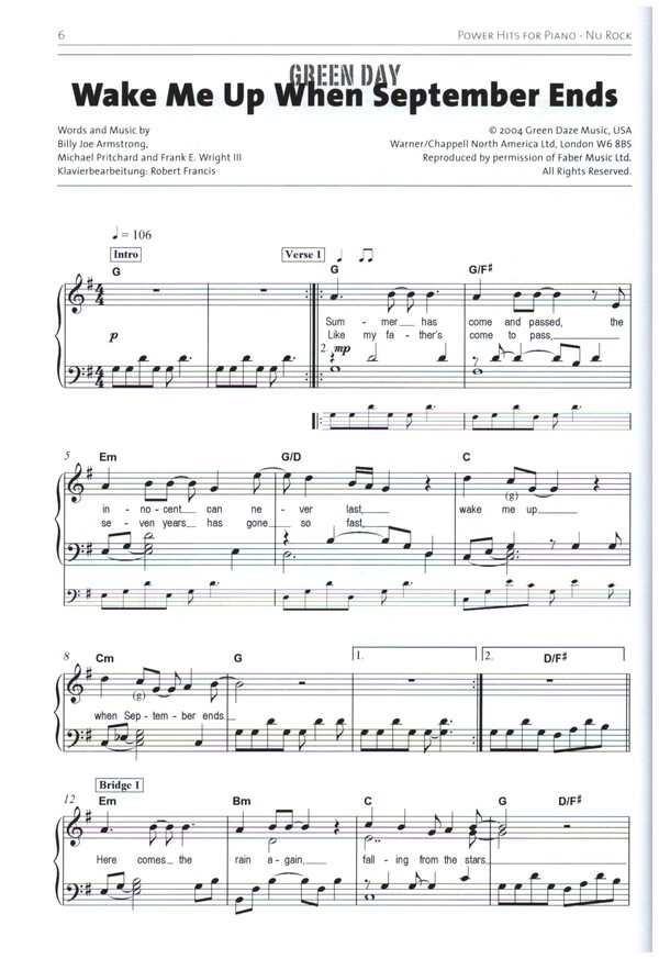 Nu Rock: für Klavier (Gesang/Gitarre)