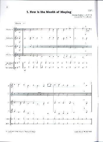 Early Music für 4 Klarinetten ( Ensemble )