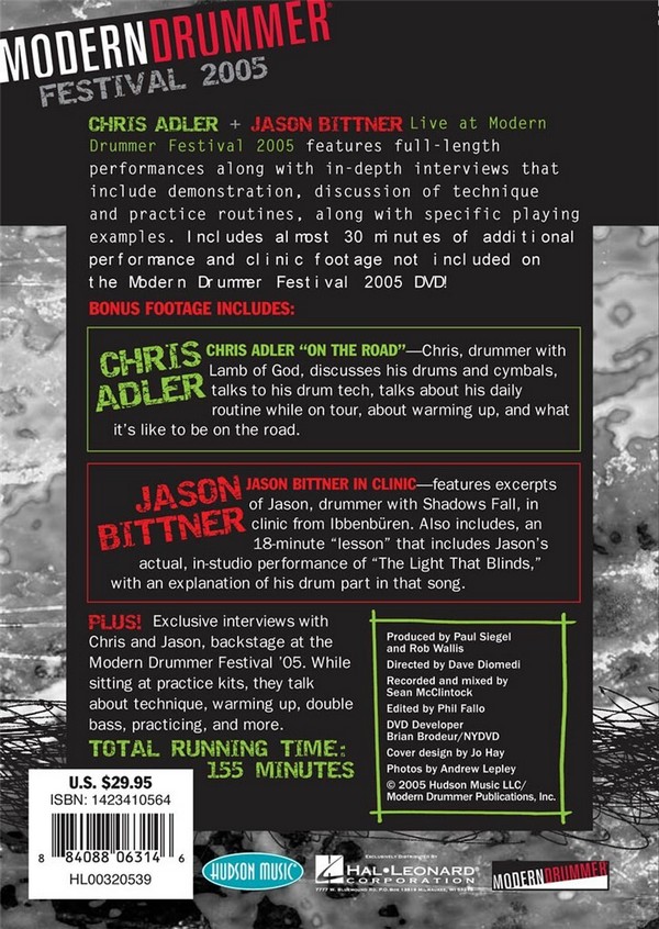 Chris Adler & Jason Bittner live at