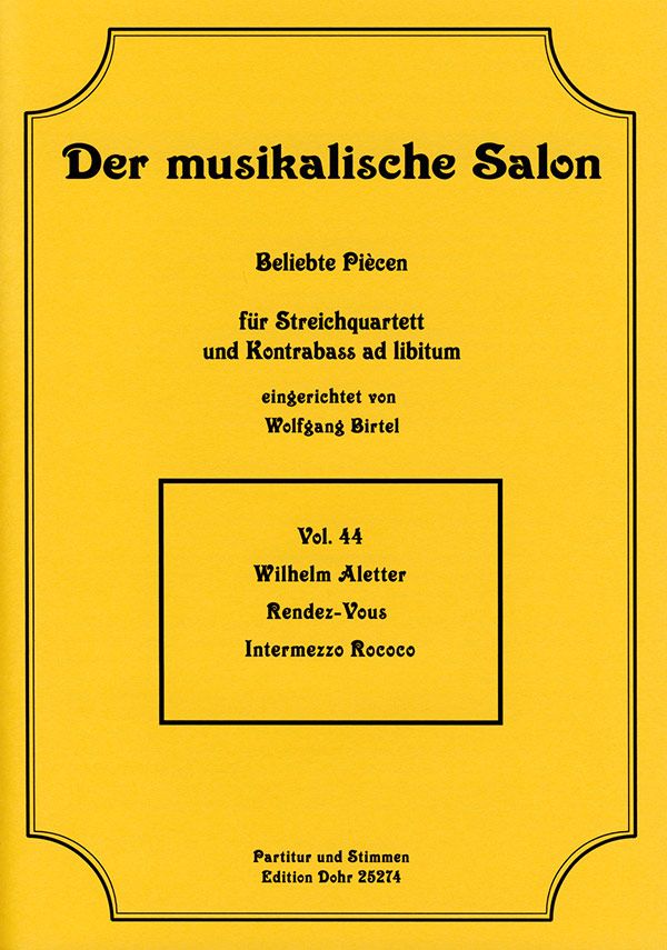 Rendez-Vous für Streichquartett,