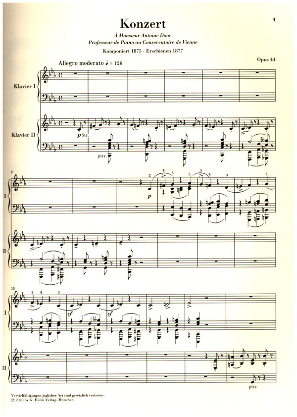 Klavierkonzert Nr.4 c-Moll op.44