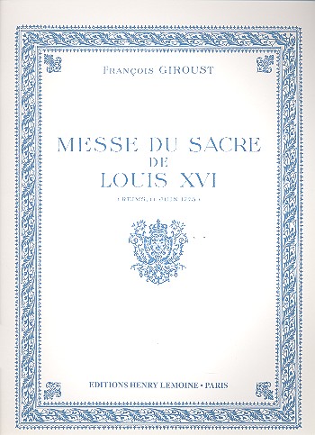 Messe du sacre de Louis XVI