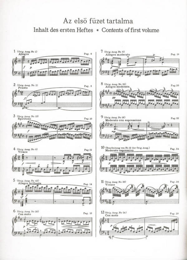 Ausgewählte Etüden Band 1