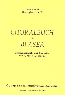 Choralbuch für Bläser Horn 1 in Es /