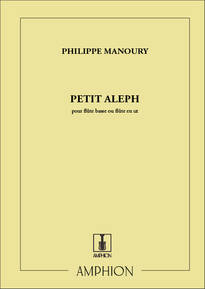 Petit aleph für Bass-Flöte