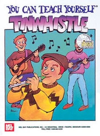 You can teach yourself Tinwhistle (+CD)