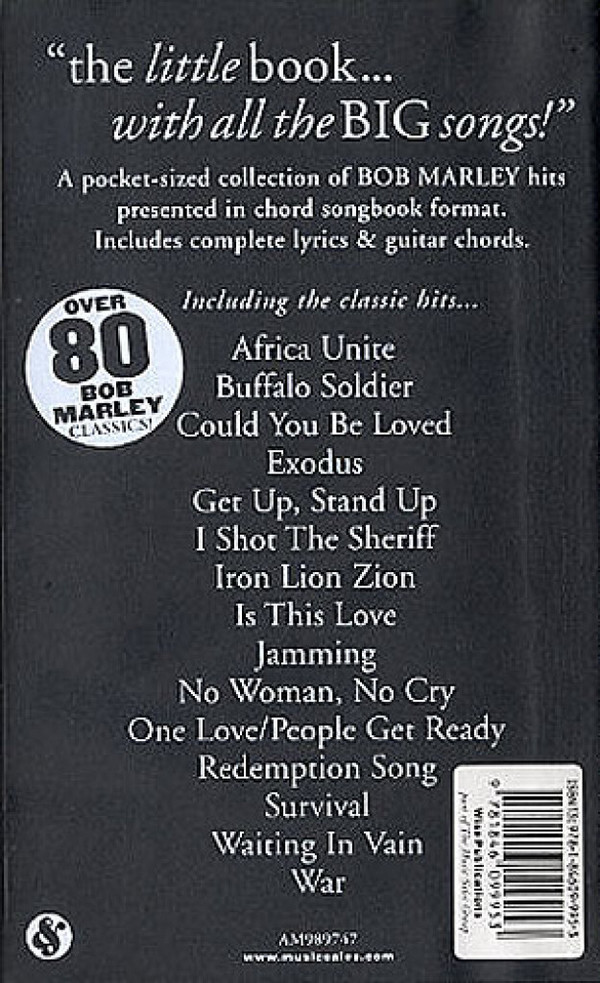 The little black Songbook: Bob Marley