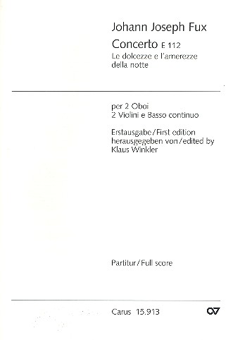 Concerto E112 für 2 Oboen, Fagott,