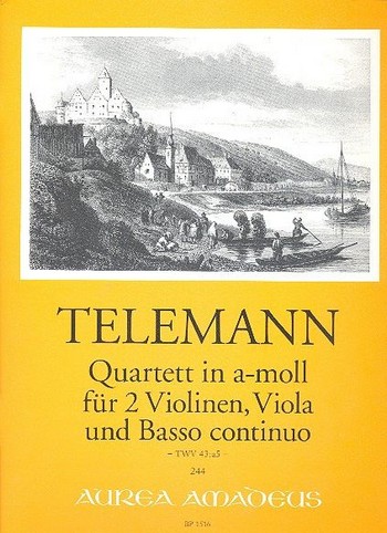 Quartett a-Moll TWV43:a5