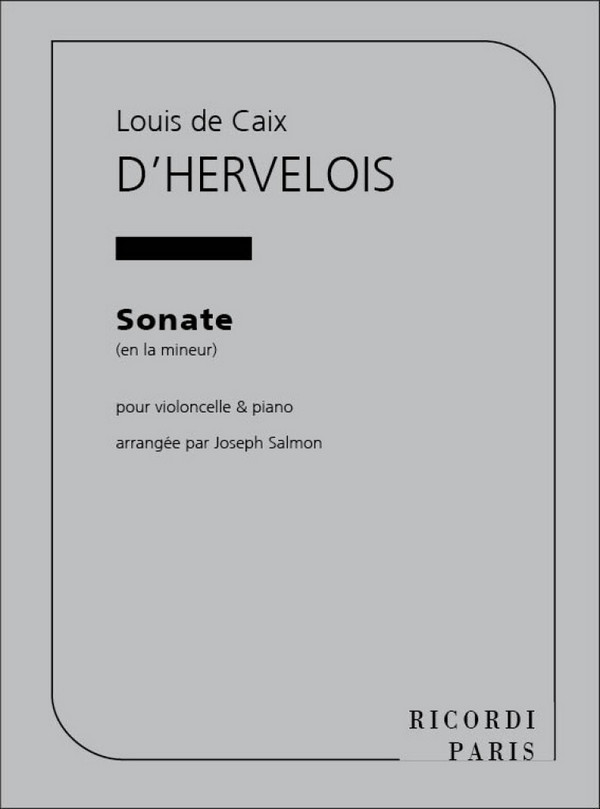 Sonate la mineur pour