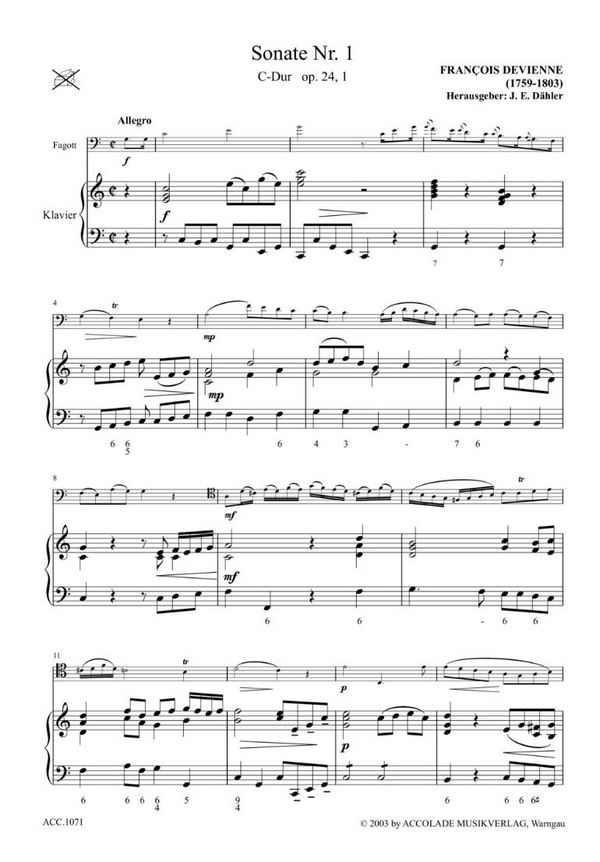 Sonate C-Dur op.24,1