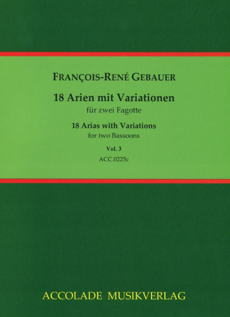 18 airs variés Band 3 (Nr.13-18)