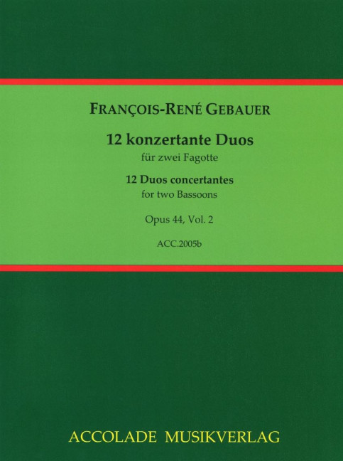 12 duos concertants op.44 Band 2 (Nr.4-6)