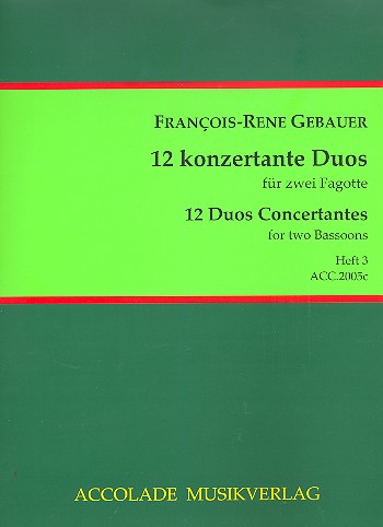 12 duos concertants op.44 Band 3 (Nr.7-9)