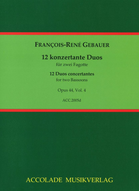 12 duos concertants op.44 Band 4 (Nr.10-12)