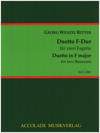 Duett F-Dur für 2 Fagotte