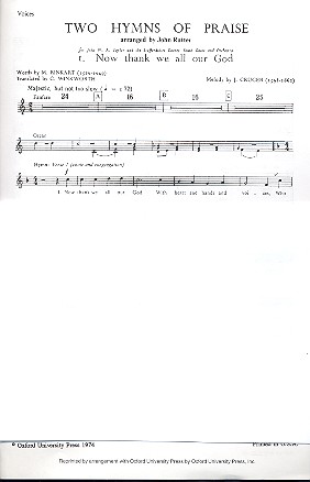 Now thank we all our God