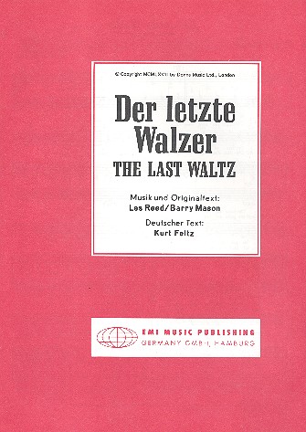 Der letzte Walzer: für Gesang und Klavier