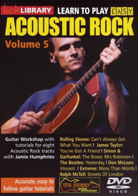 Learn to play easy Acoustic Rock vol.5