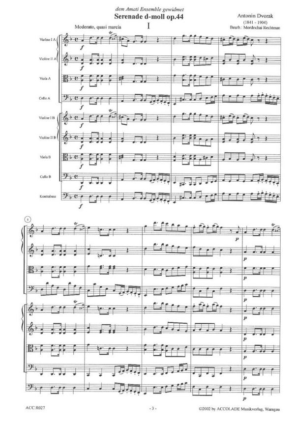 Serenade d-Moll op.44