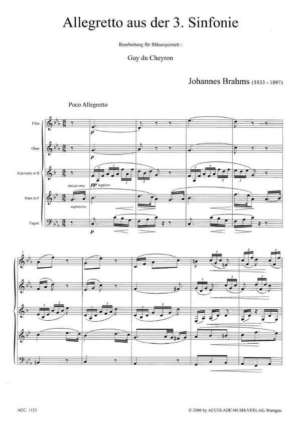 Allegretto aus der Sinfonie Nr.3 für