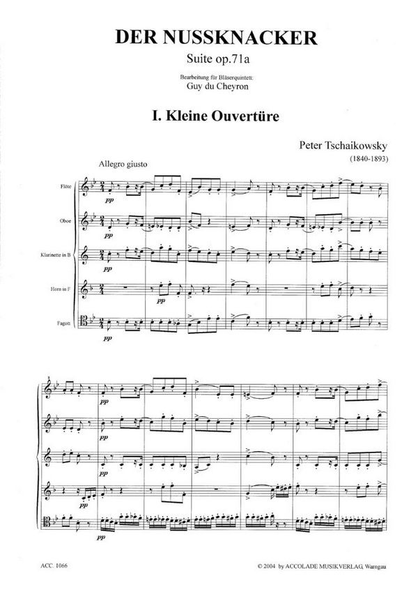 Nussknacker-Suite op.71a